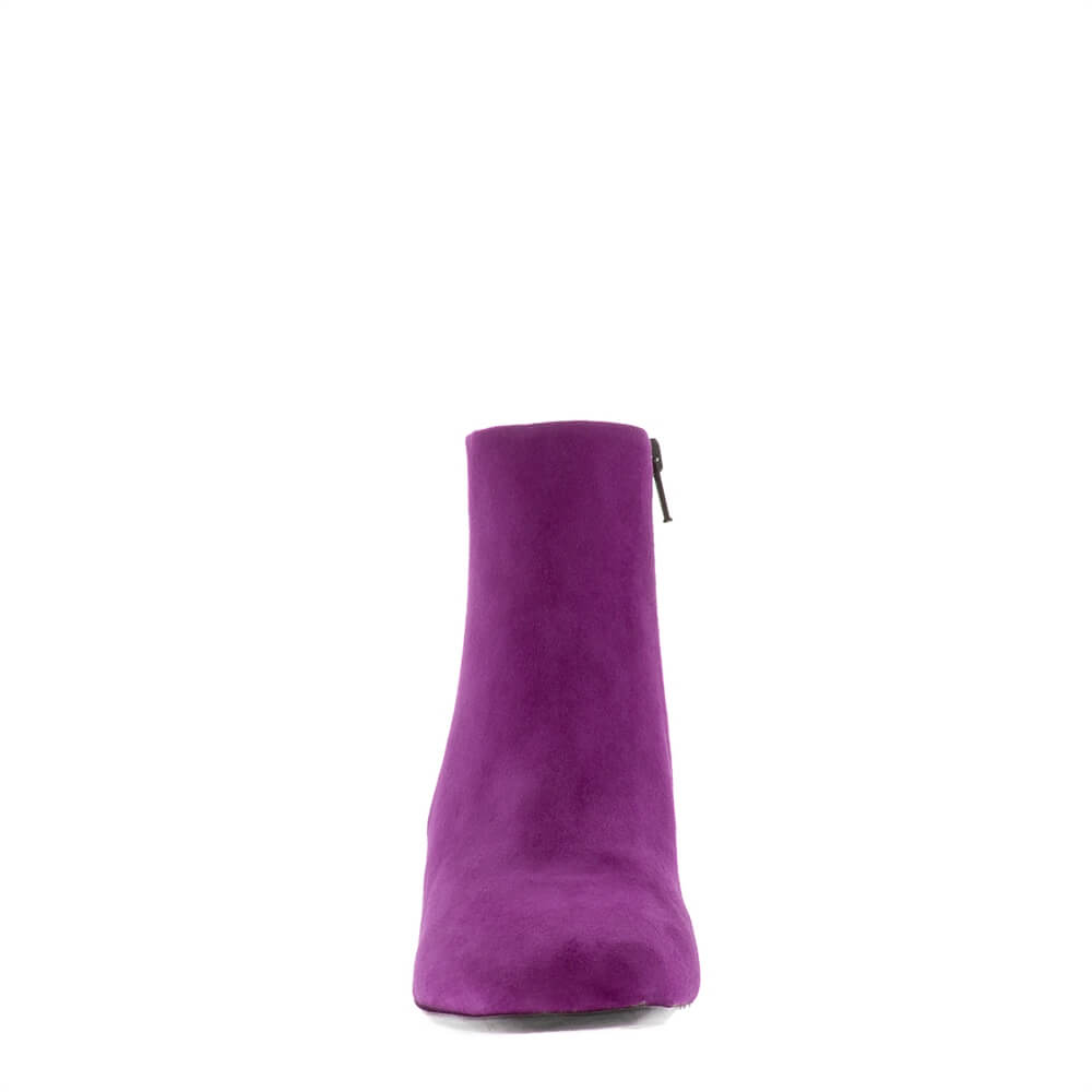 Mauve color outlet booties